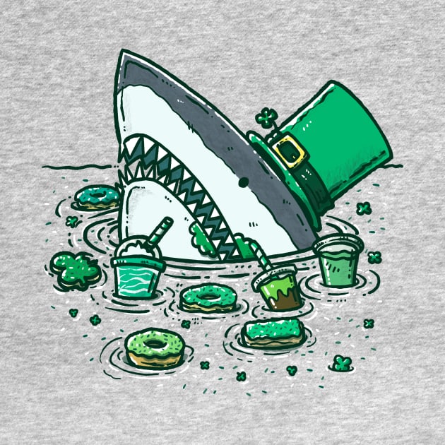 St Patricks Day Sweets Shark by nickv47